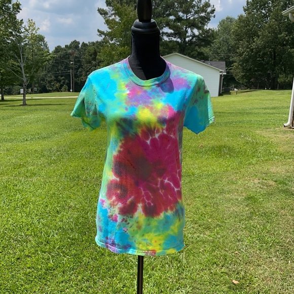 Handmade Tops - Homemade Tie Dye Shirts-W5643